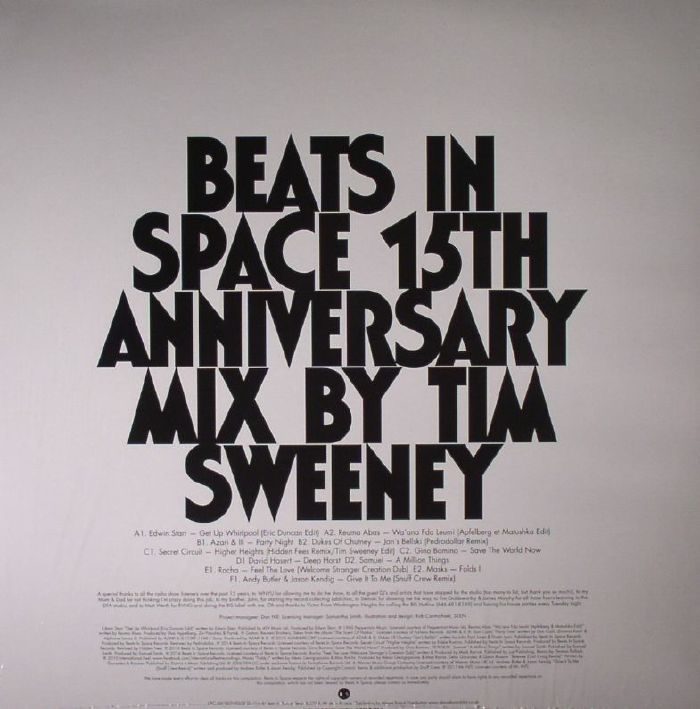 Tim Sweeney - Beats In Space 15th Anniversary - 3LP - Image 2