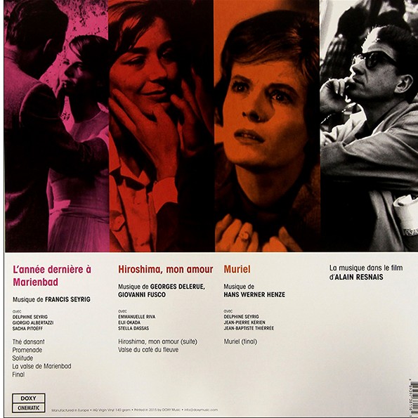 V/A - La Musique Dans Les Films D'Alain Resnais (L'Année Dernière à Marienbad, Hiroshima, Mon Amour, Muriel) - LP - Image 2