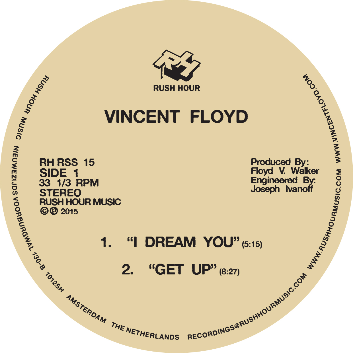 Vincent Floyd - I Dream You - 12"