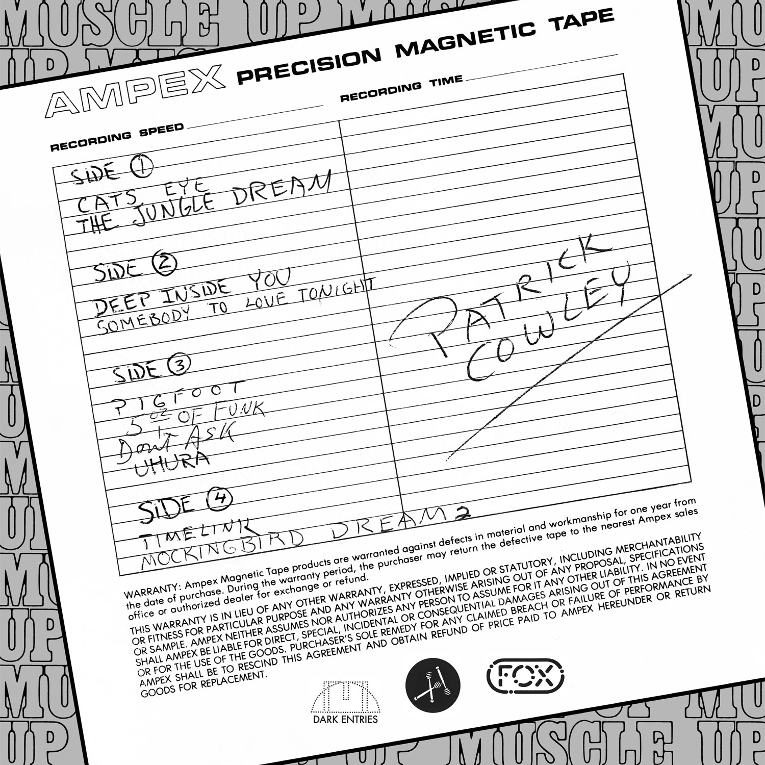 Patrick Cowley - Muscle Up - CD - Image 2
