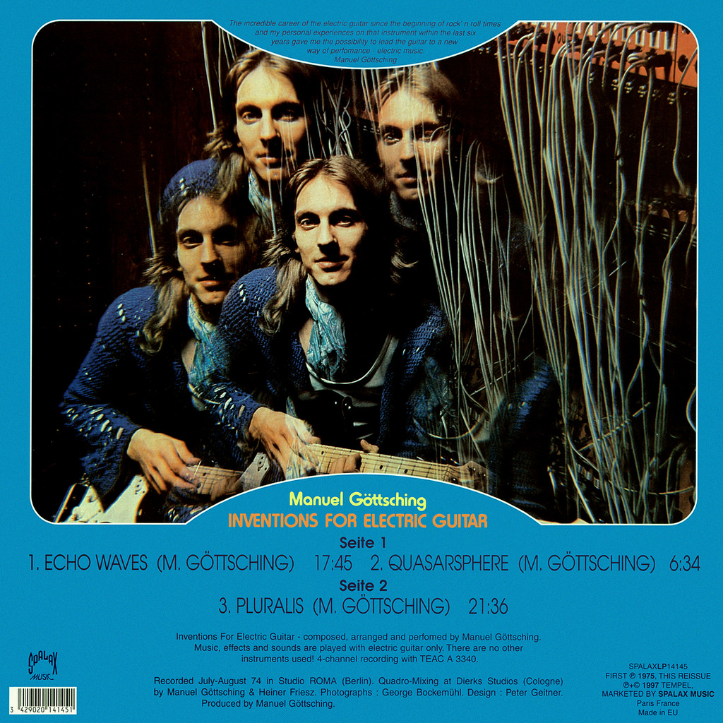 Manuel Göttsching - Inventions For Electric Guitar - LP - Image 2