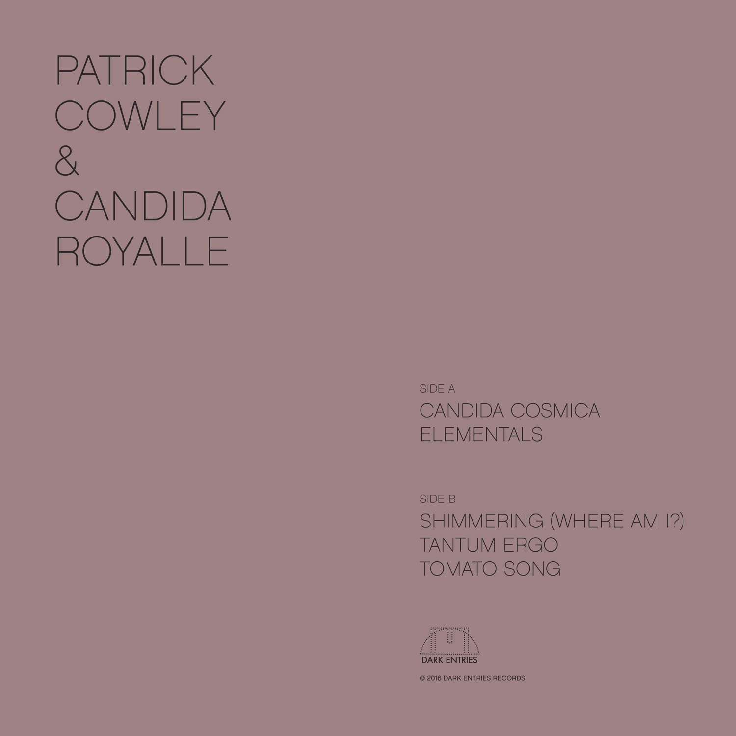 Patrick Cowley & Candida Royalle – Candida Cosmica - EP - Image 2