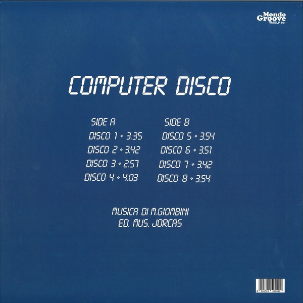 Marcello Giombini - Computer Disco - LP - Image 2