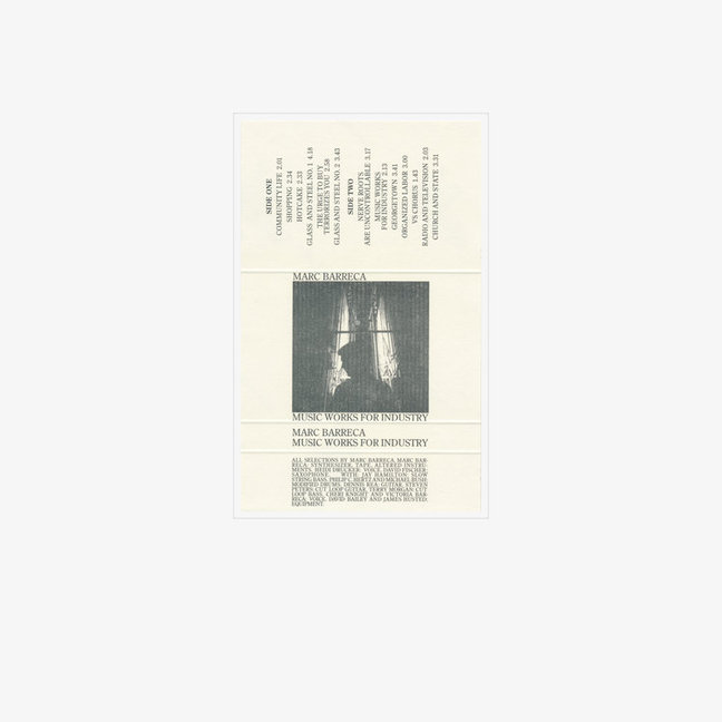 Marc Barreca - Music Works For Industry - LP