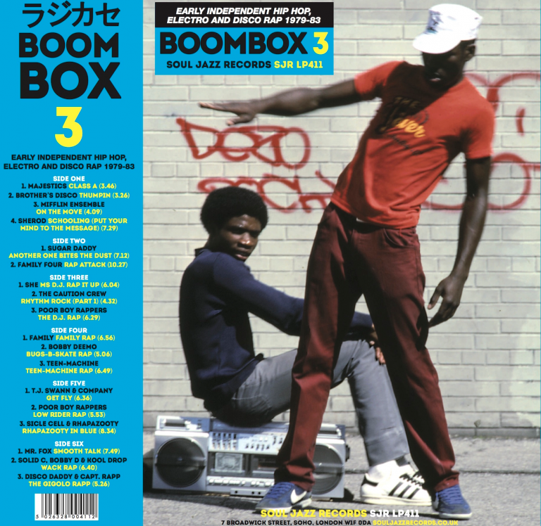 V/A - Boombox 3 - Early Independent Hip Hop, Electro and Disco Rap 1979 - 83 - 3LP - Image 2