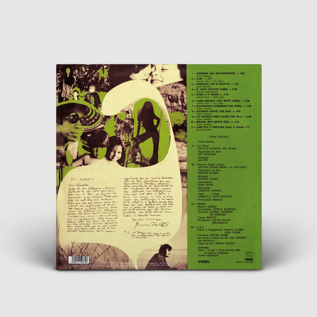 Eumir Deodato - Os Catedráticos 73 - LP - Image 2