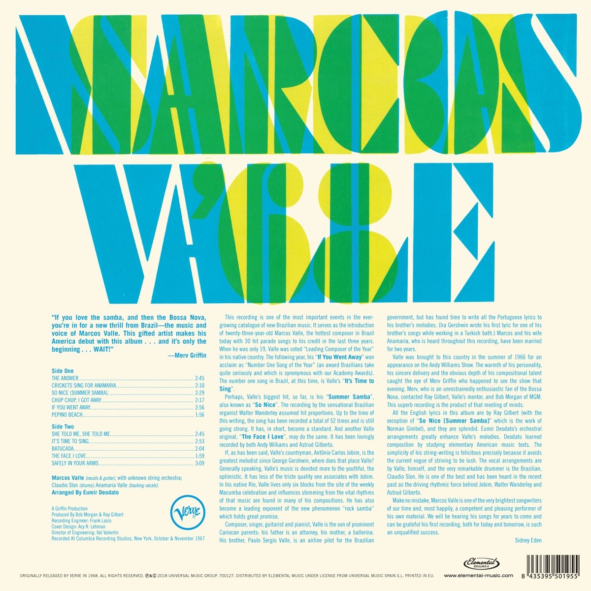 Marcos Valle - Samba '68 - LP - Image 2