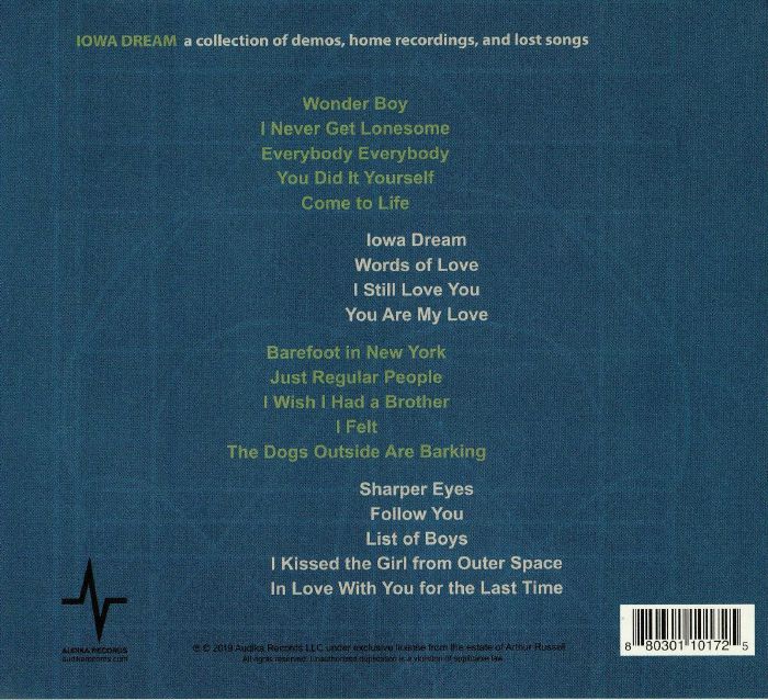 Arthur Russell - Iowa Dream - CD - Image 2
