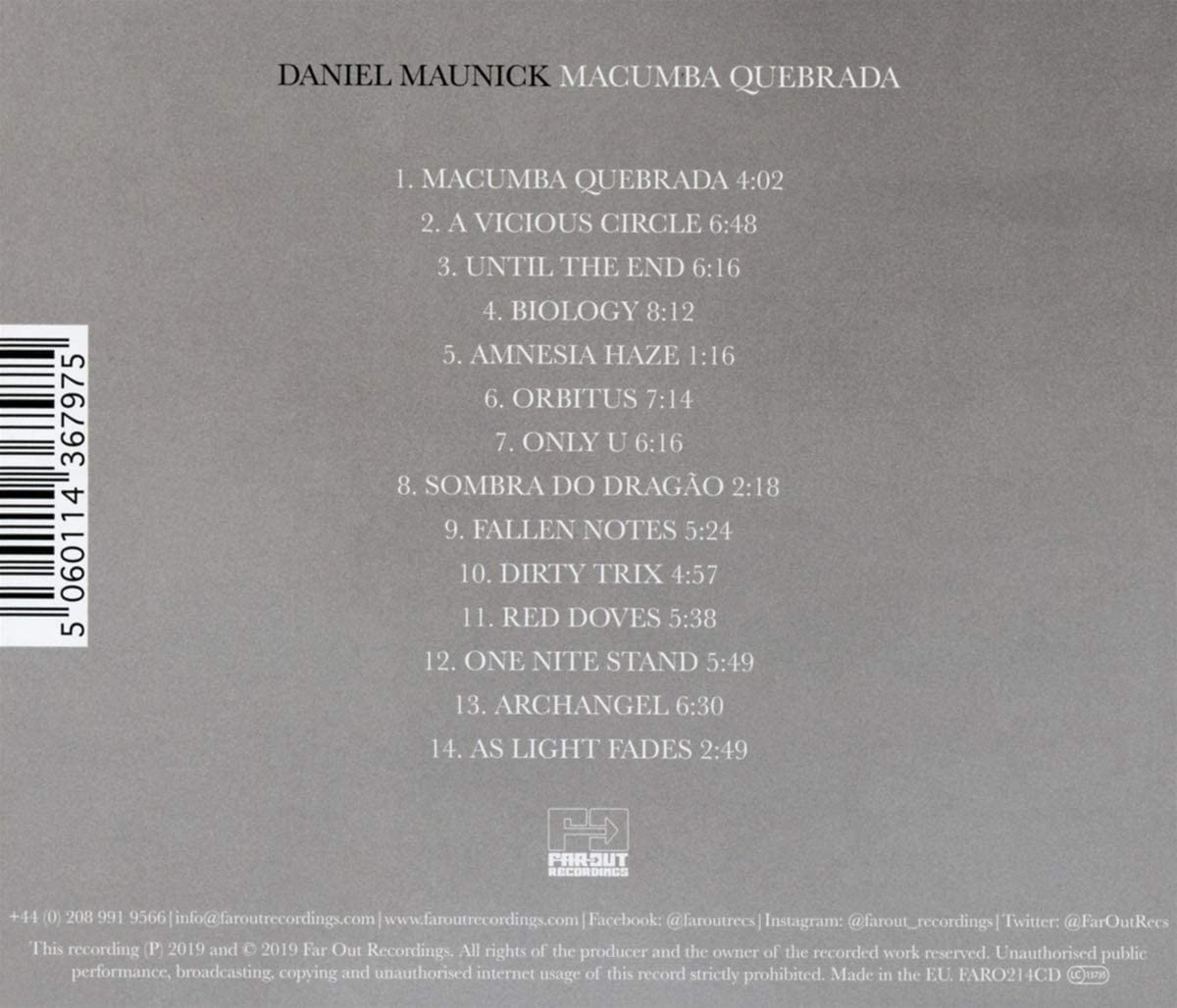 Daniel Maunick - Macumba Quebrada - CD - Image 2