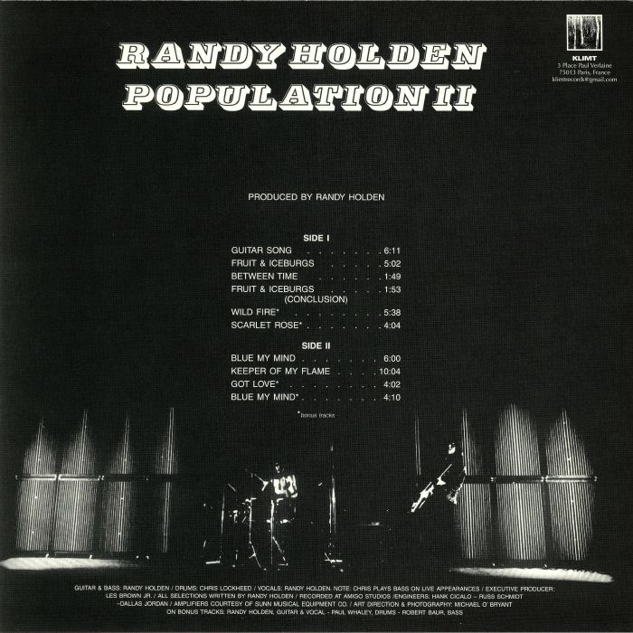 Randy Holden - Population II - LP - Image 2