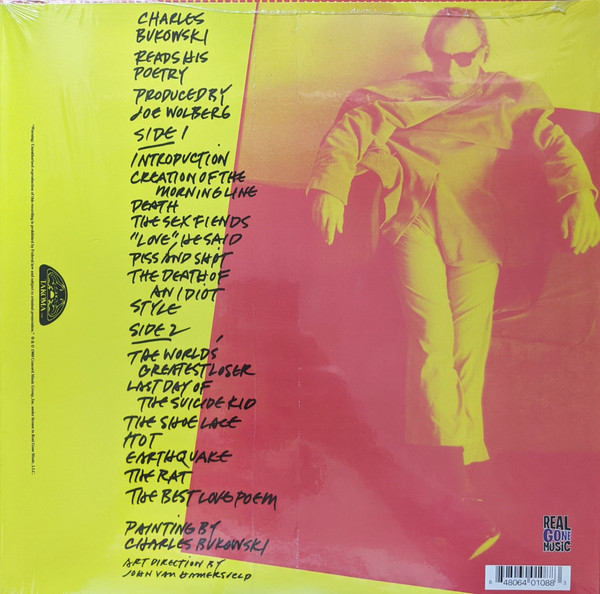 Charles Bukowski - Reads His Poetry - LP (Vomit Pressing) - Image 2