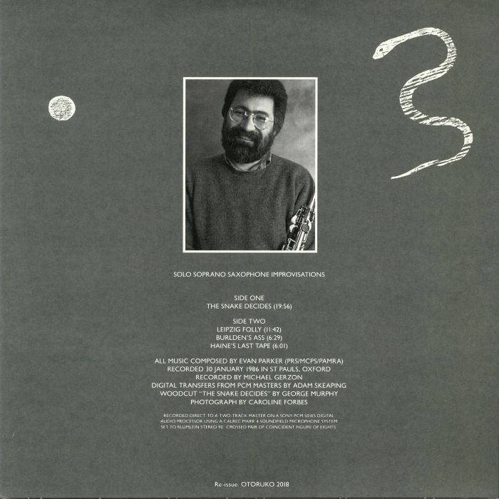 Evan Parker - The Snake Decides - LP - Image 2