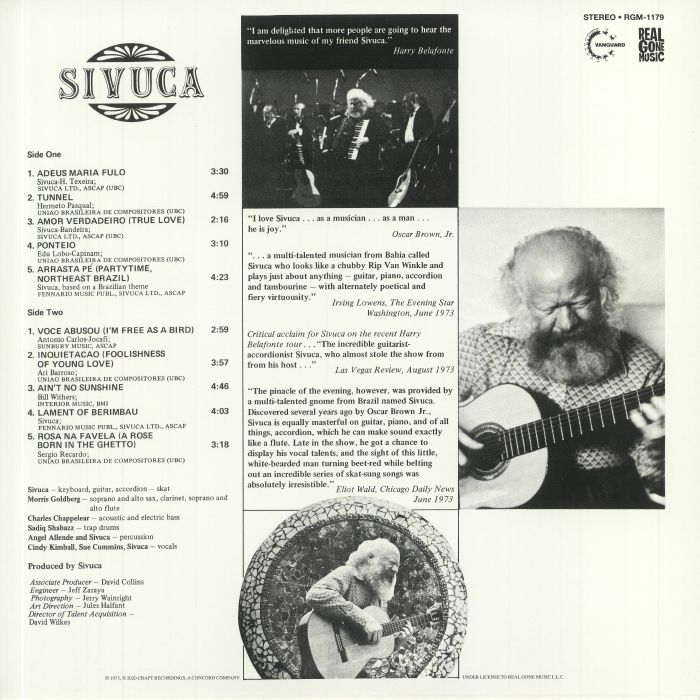 Sivuca - Sivuca - LP (Coloured) - Image 2