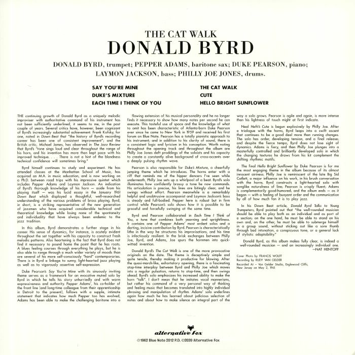Donald Byrd - The Cat Walk - LP - Image 2