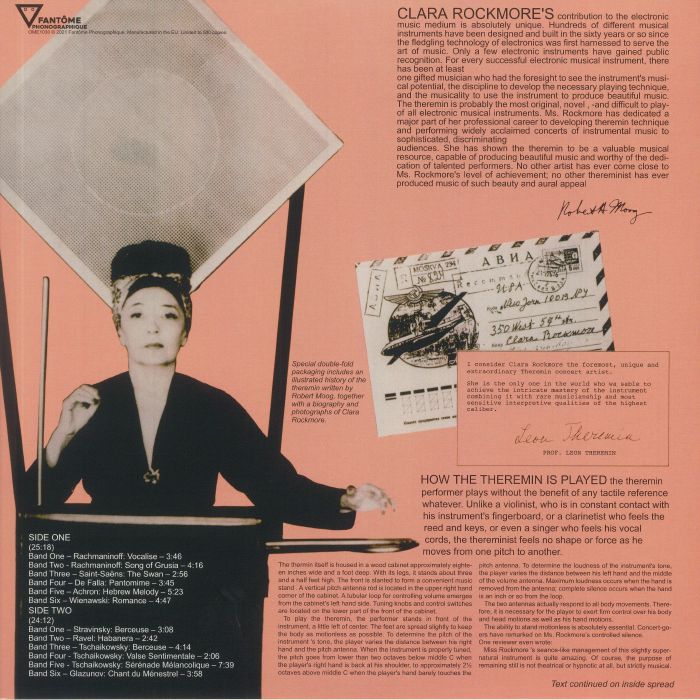 Clara Rockmore - Theremin - LP - Image 2