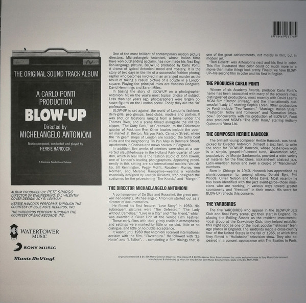 Herbie Hancock - Blow-Up (OST) - LP - Image 2