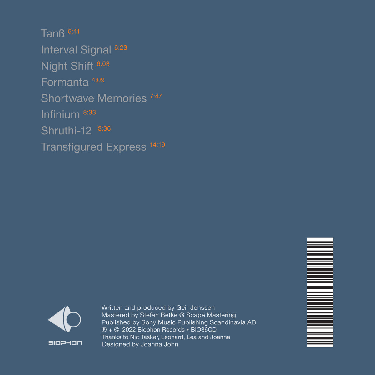 Biosphere - Shortwave Memories - CD - Image 2