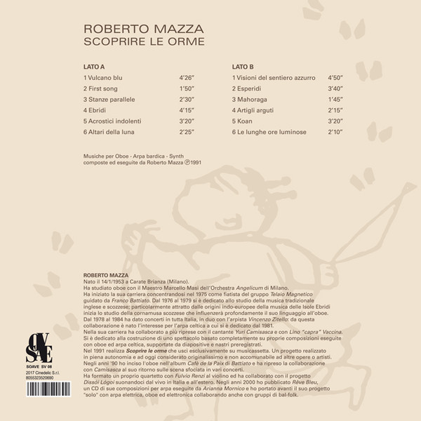 Roberto Mazza - Scoprire Le Orme - LP - Image 2