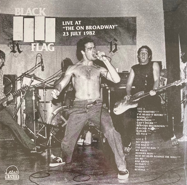 Black Flag - Live At The On Broadway 1982 - LP - Image 2