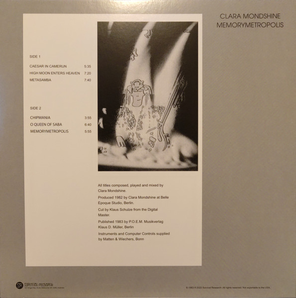 Clara Mondshine - Memorymetropolis - LP - Image 2