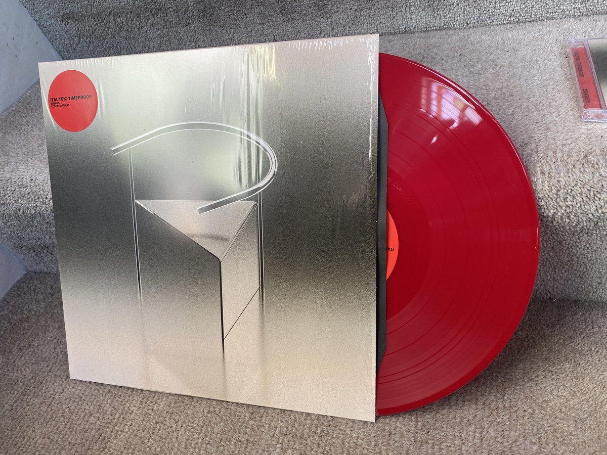 Ital Tek - Timeproof - LP (Red) - Image 2