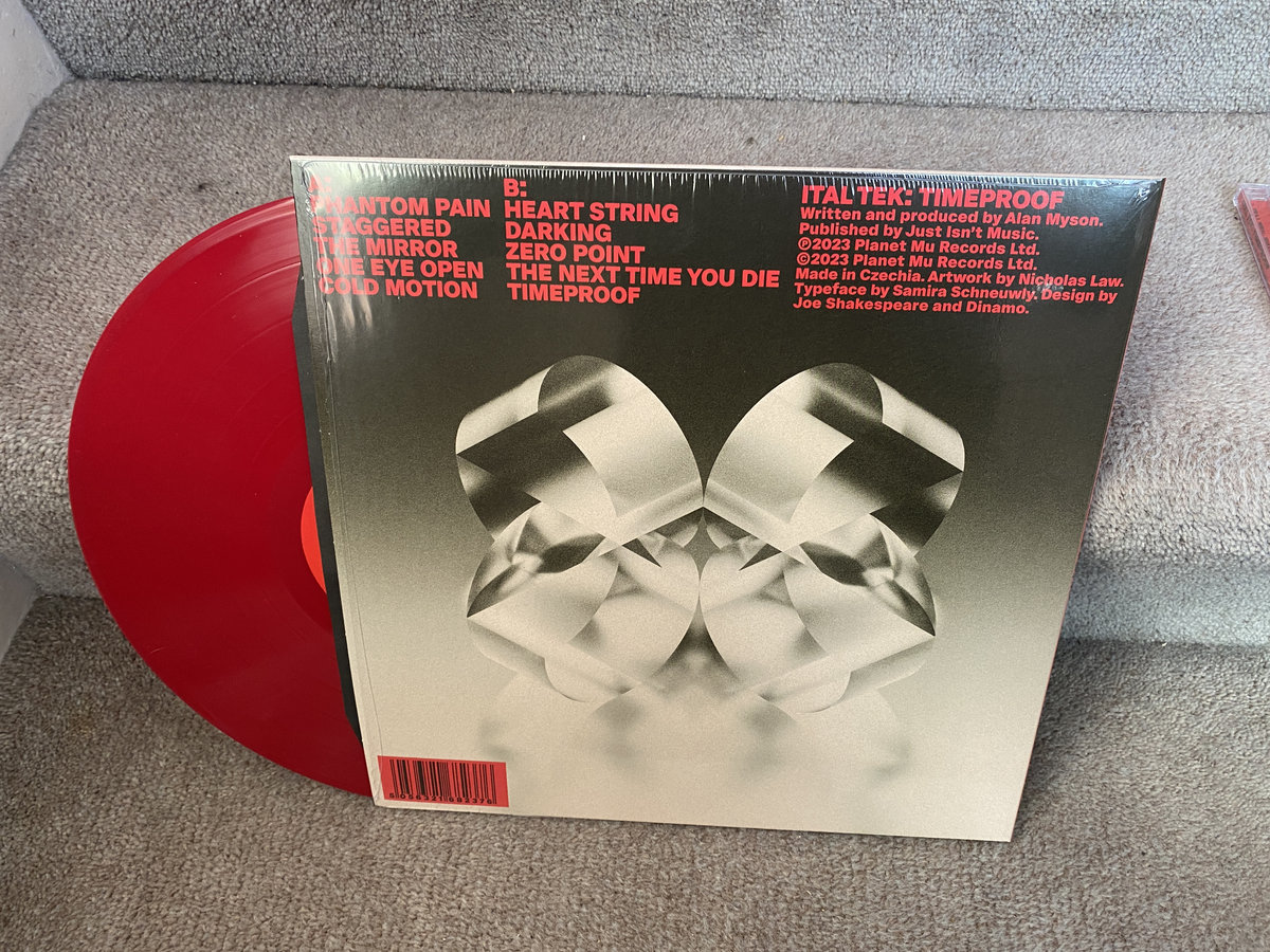 Ital Tek - Timeproof - LP (Red) - Image 3