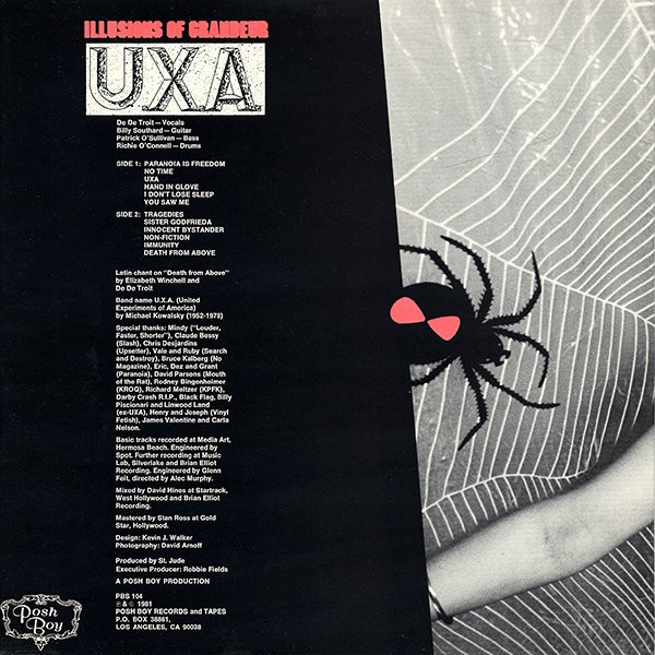 U.X.A. - Illusions Of Grandeur - LP - Image 2