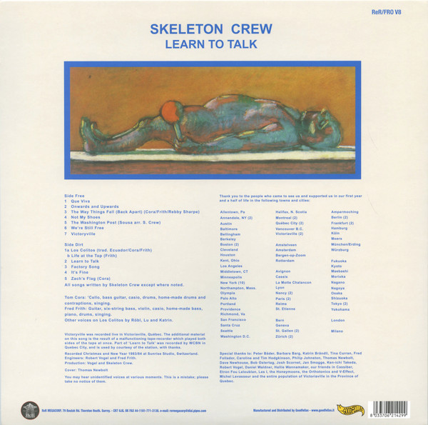 Skeleton Crew - Learn To Talk - LP - Image 2