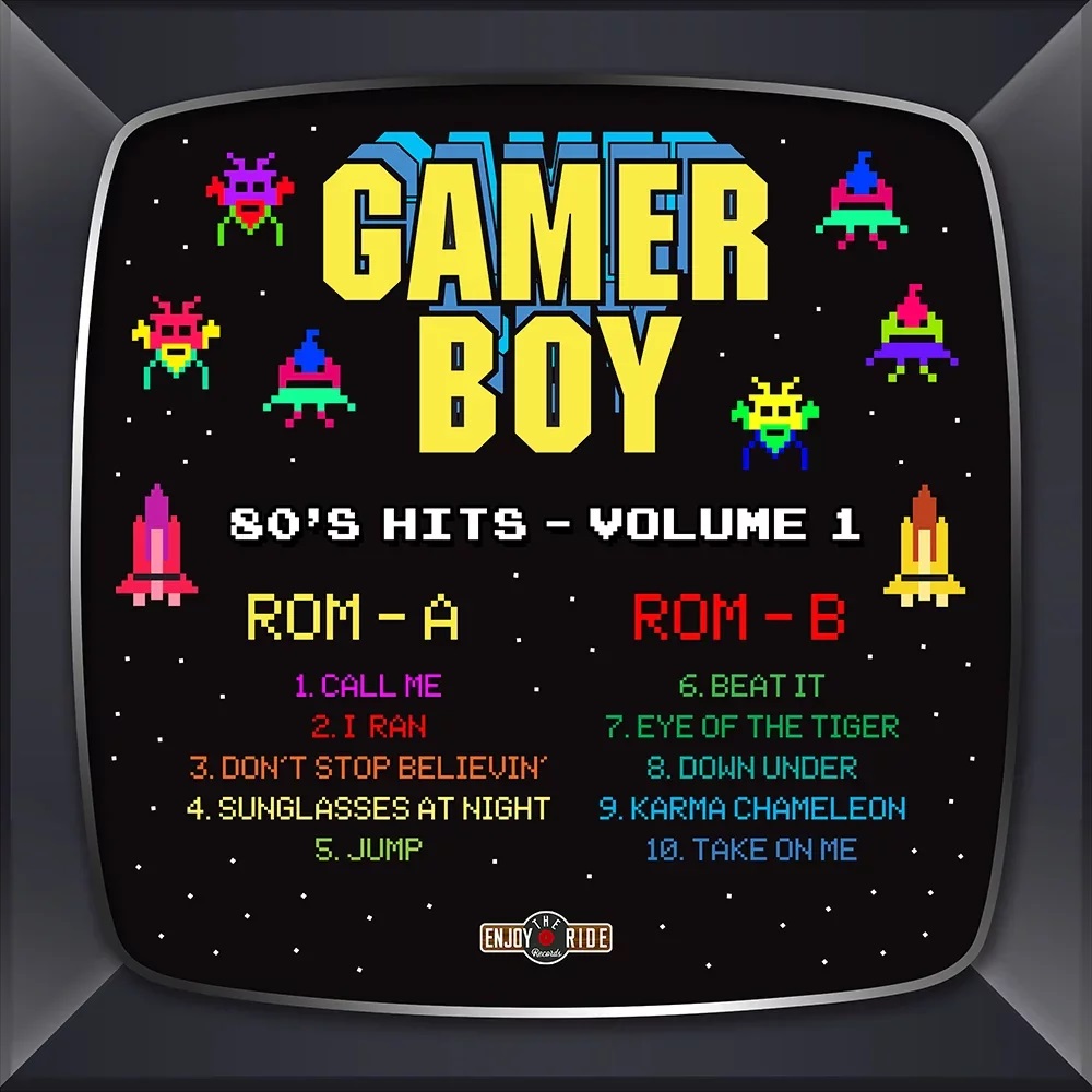 Gamer Boy - 8-Bit 80's Hits - Volume 1 - LP (Orange/Black) - Image 2