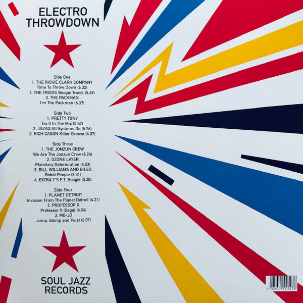 V/A - Electro Throwdown: Sci-Fi Inter-Planetary Electro Attack On Planet Earth 1982-89 - CD - Image 2
