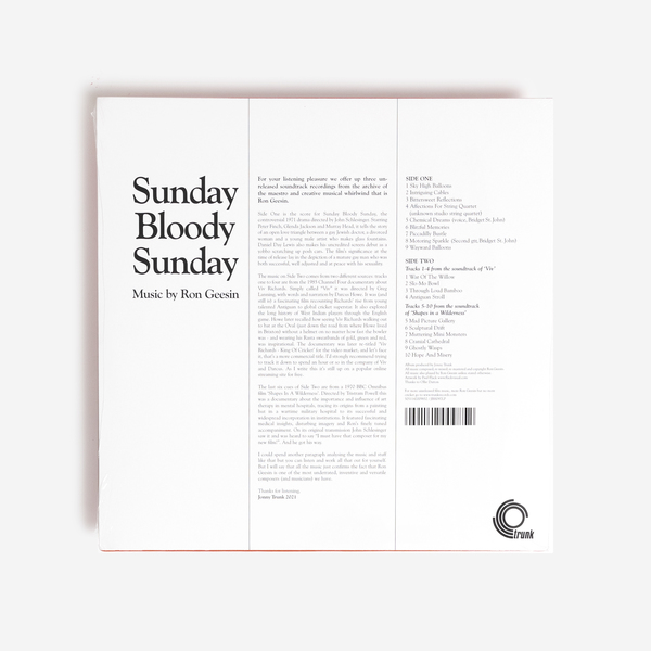 Ron Geesin - Sunday Bloody Sunday - LP - Image 2