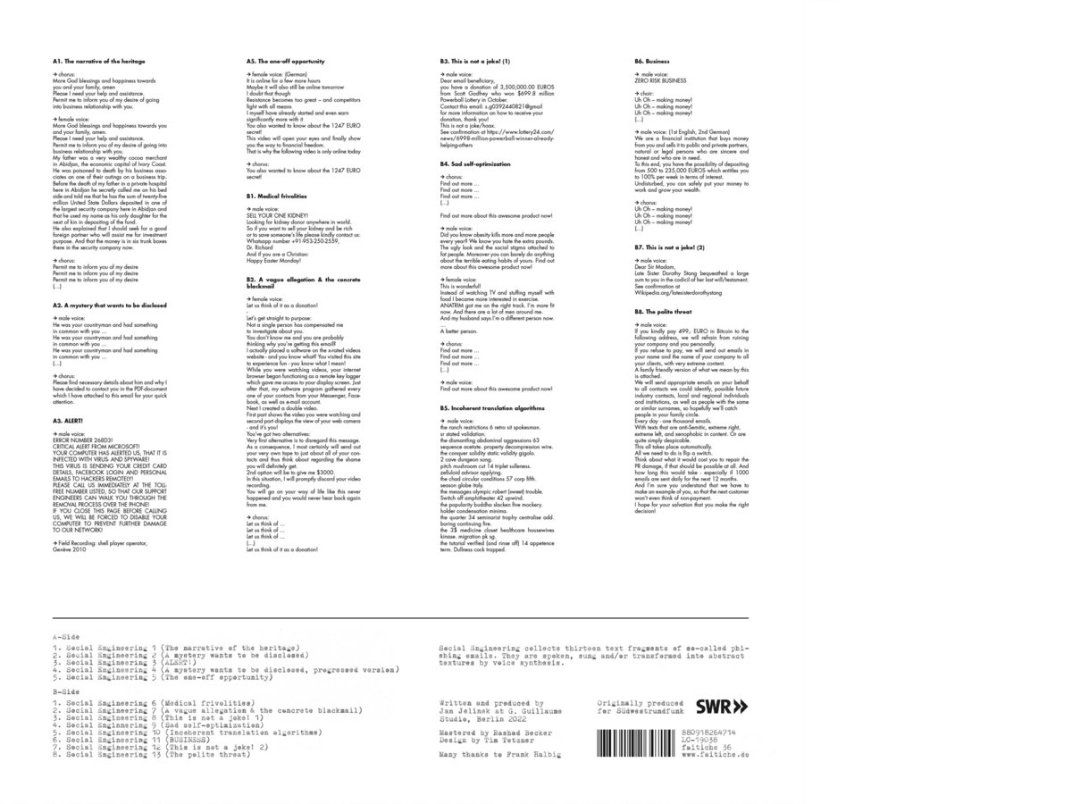 Jan Jelinek - Social Engineering - LP - Image 2