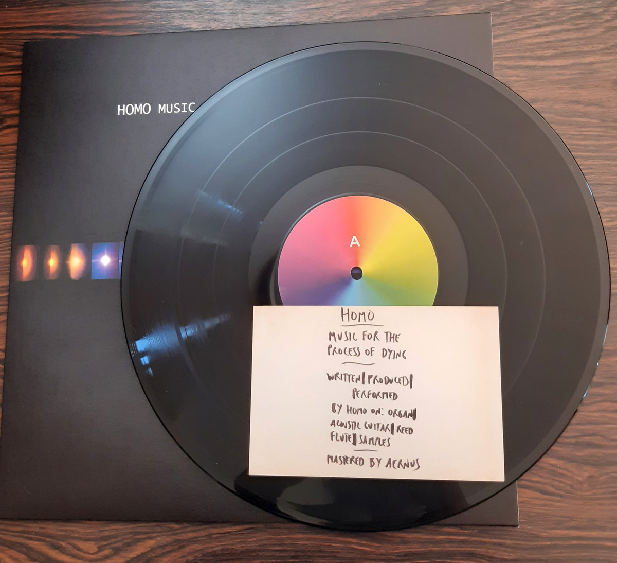 HOMO - Music For The Process Of Dying - LP - Image 2