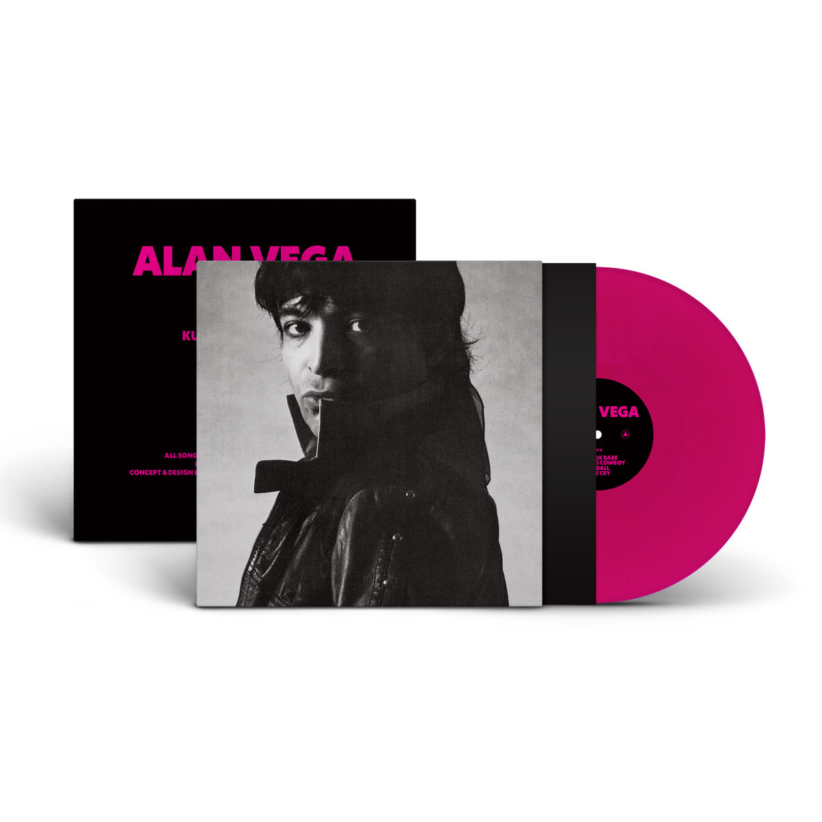 Alan Vega - Alan Vega - LP (Magenta) - Image 2