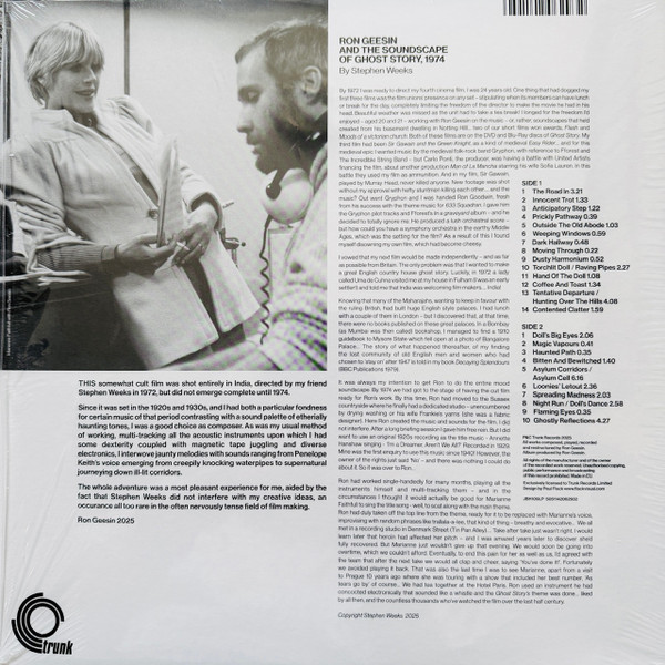 Ron Geesin - Ghost Story - LP - Image 2
