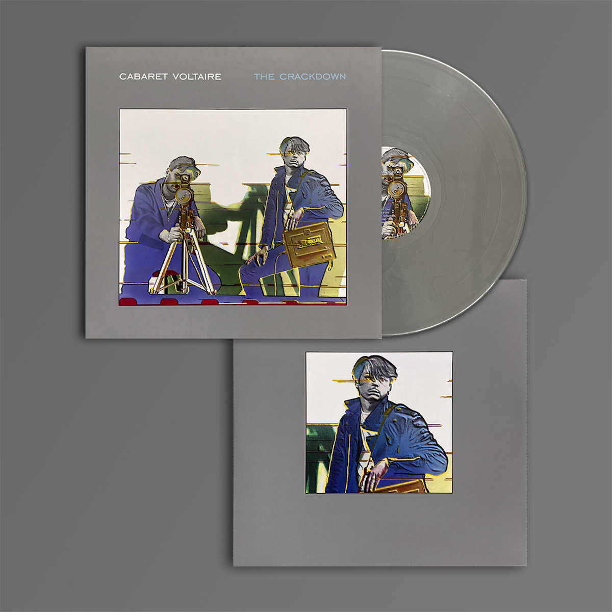 Cabaret Voltaire - The Crackdown - LP (Silver) - Image 2
